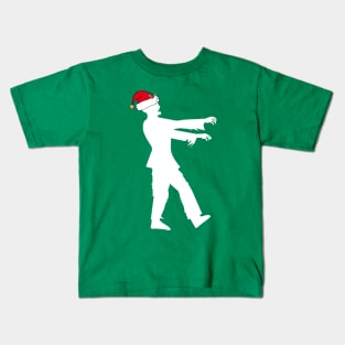 Funny Christmas Zombie Kids T-Shirt